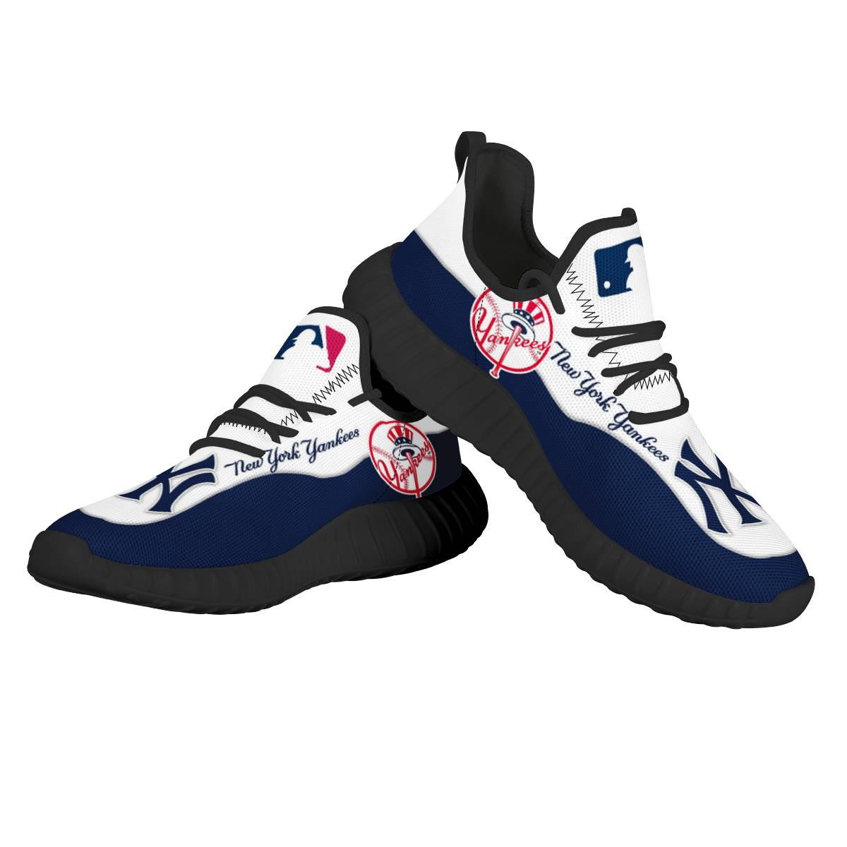 Men's MLB New York Yankees Mesh Knit Sneakers/Shoes 006